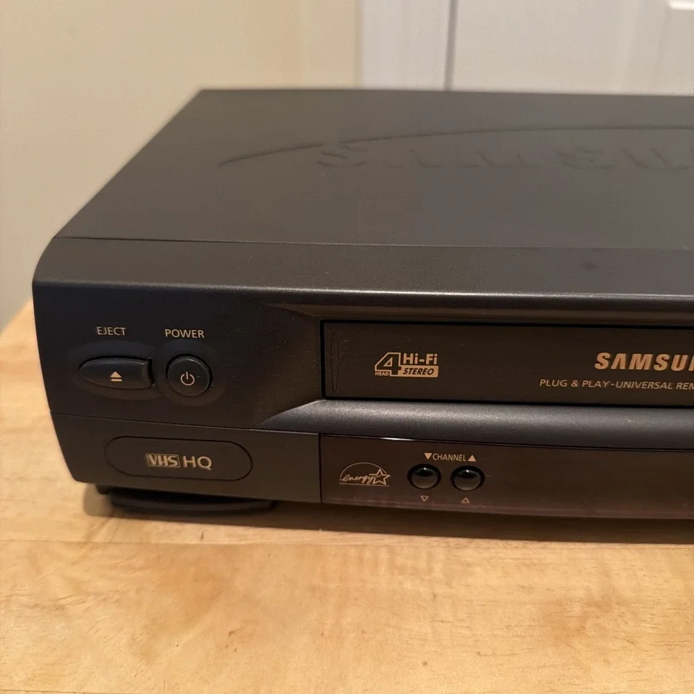 Samsung VR8060 VCR / VHS Player NO Remote Playback Tested 4 Head HiFi
